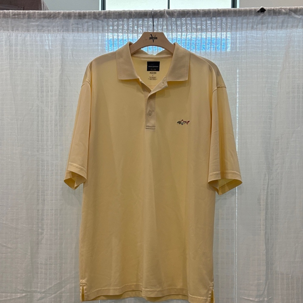 Greg Norman Collection Light Yellow Polo Shirt for Men